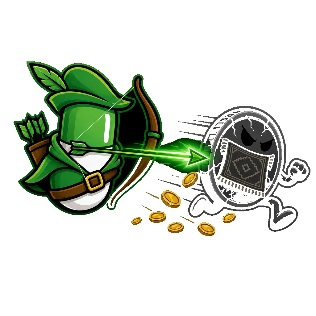 PILLHOOD hunting a rug token